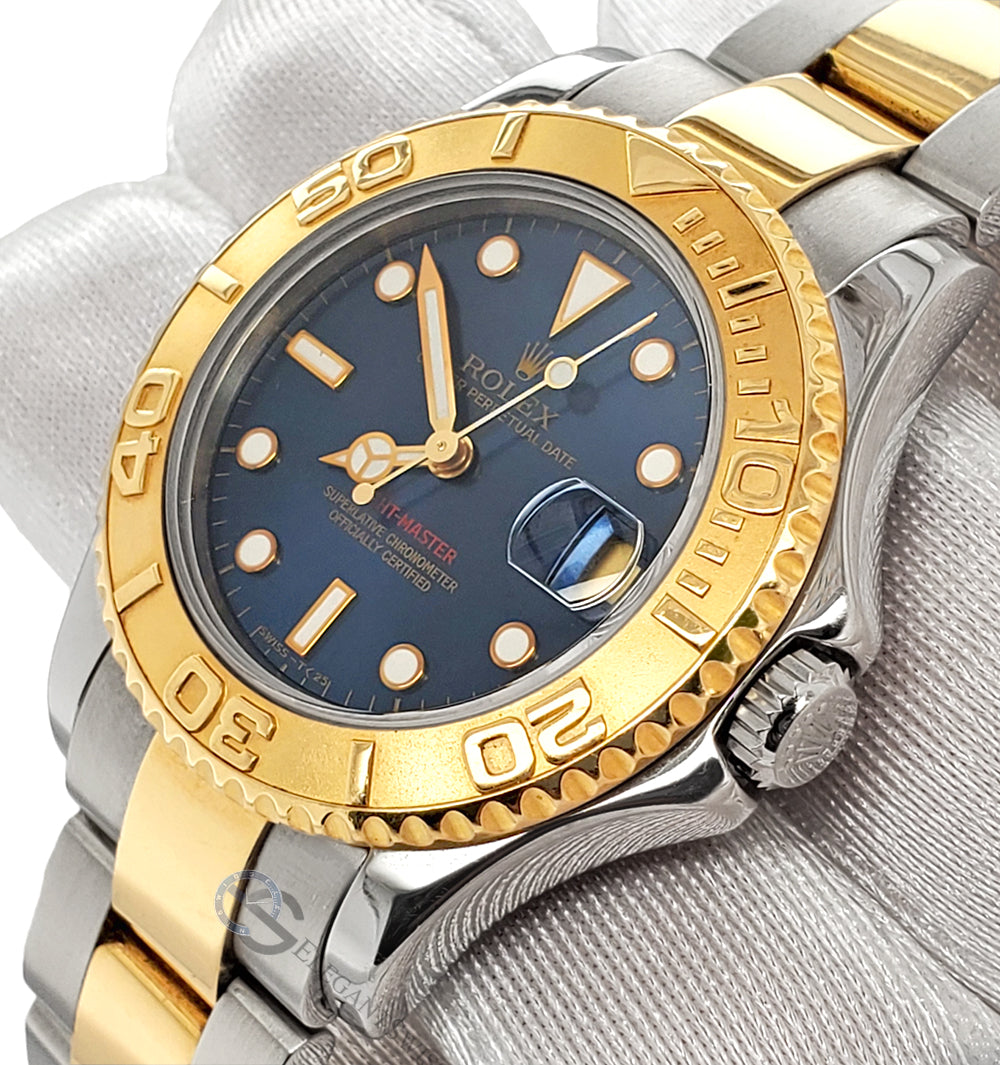 Rolex Mid-Size Yacht Master 68623 Blue Dial