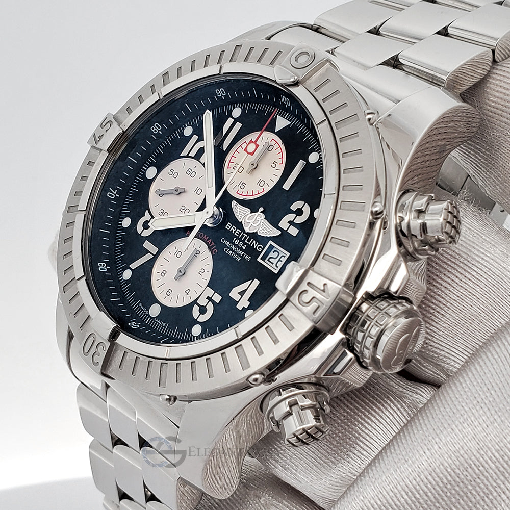 breitling super avenger white face