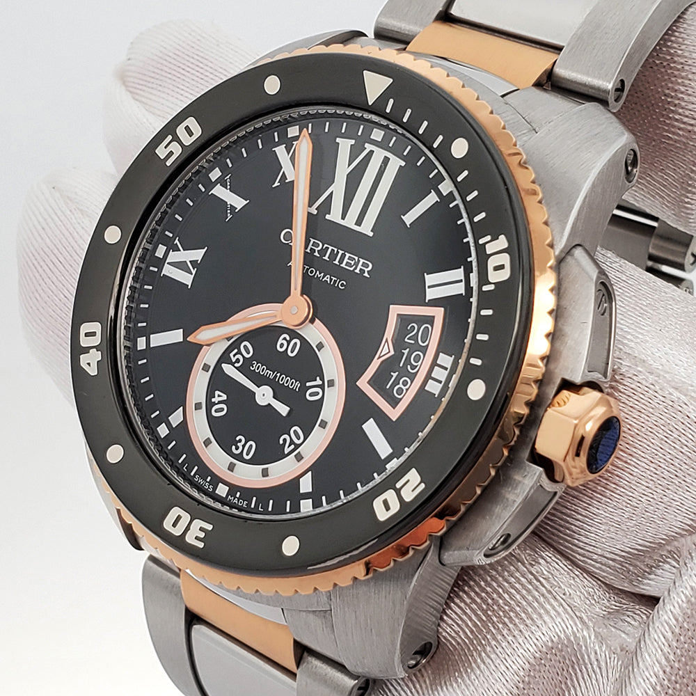 Cartier Calibre de Cartier Diver 42mm Black Dial W7100054 3729