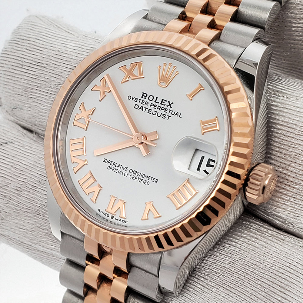 Rolex datejust 31mm rose gold price sale