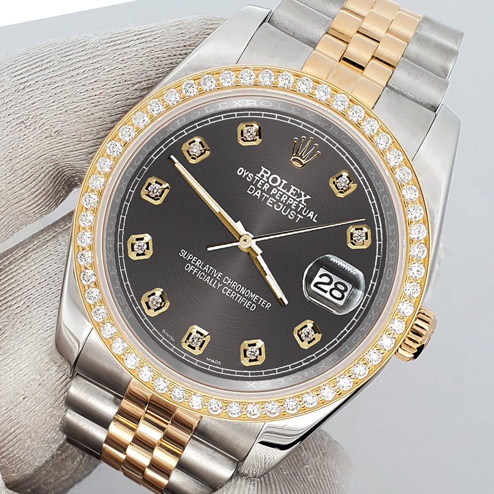 Rolex Datejust 36mm Stainless Steel and Yellow Gold