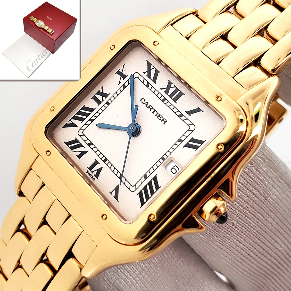 Cartier Panthere 27mm Yellow Gold Watch W25014B9 – ElegantSwiss display picture 3