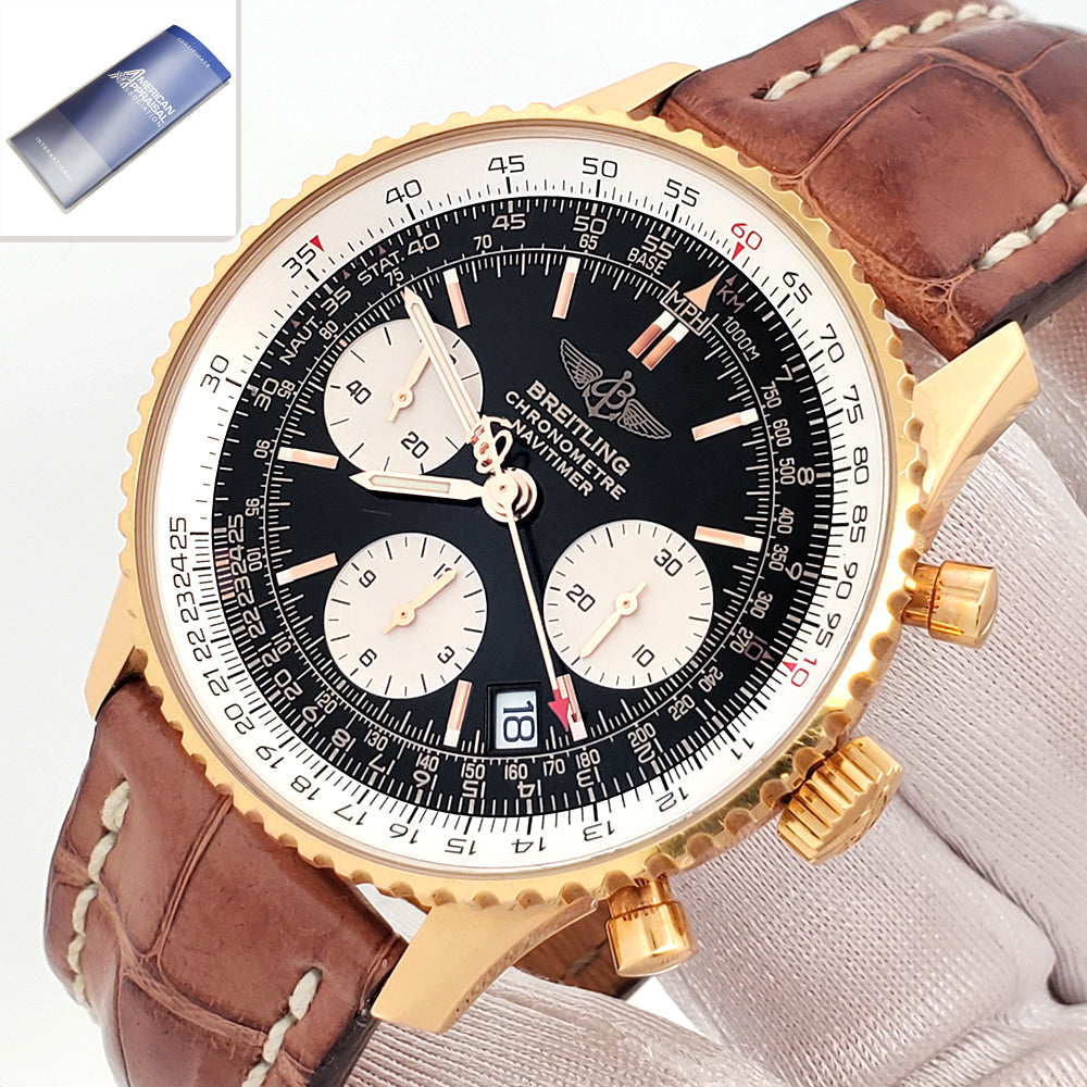 Breitling Navitimer Limited Edition 18K Rose Gold 42mm R23322
