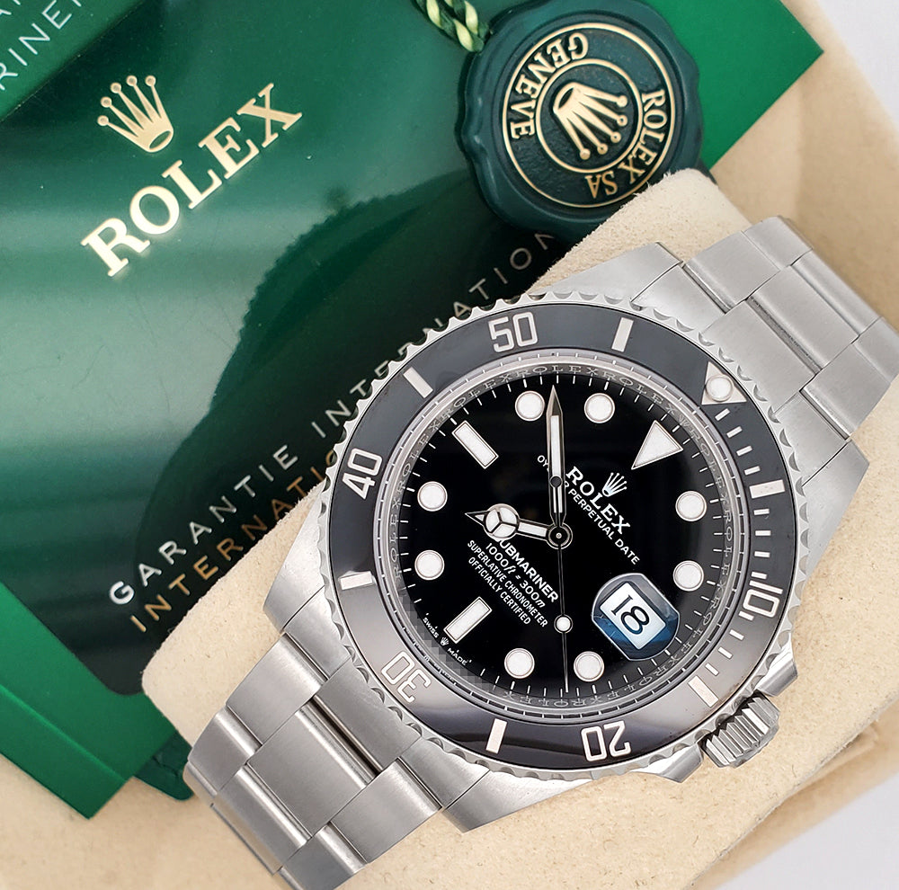 2025 Unworn Rolex Submariner Date 41mm Black Dial Watch 126610LN