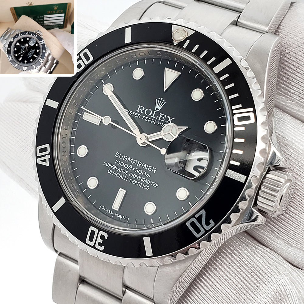 Submariner Reference Submariner 16610 Price Dial Rolex Submariner