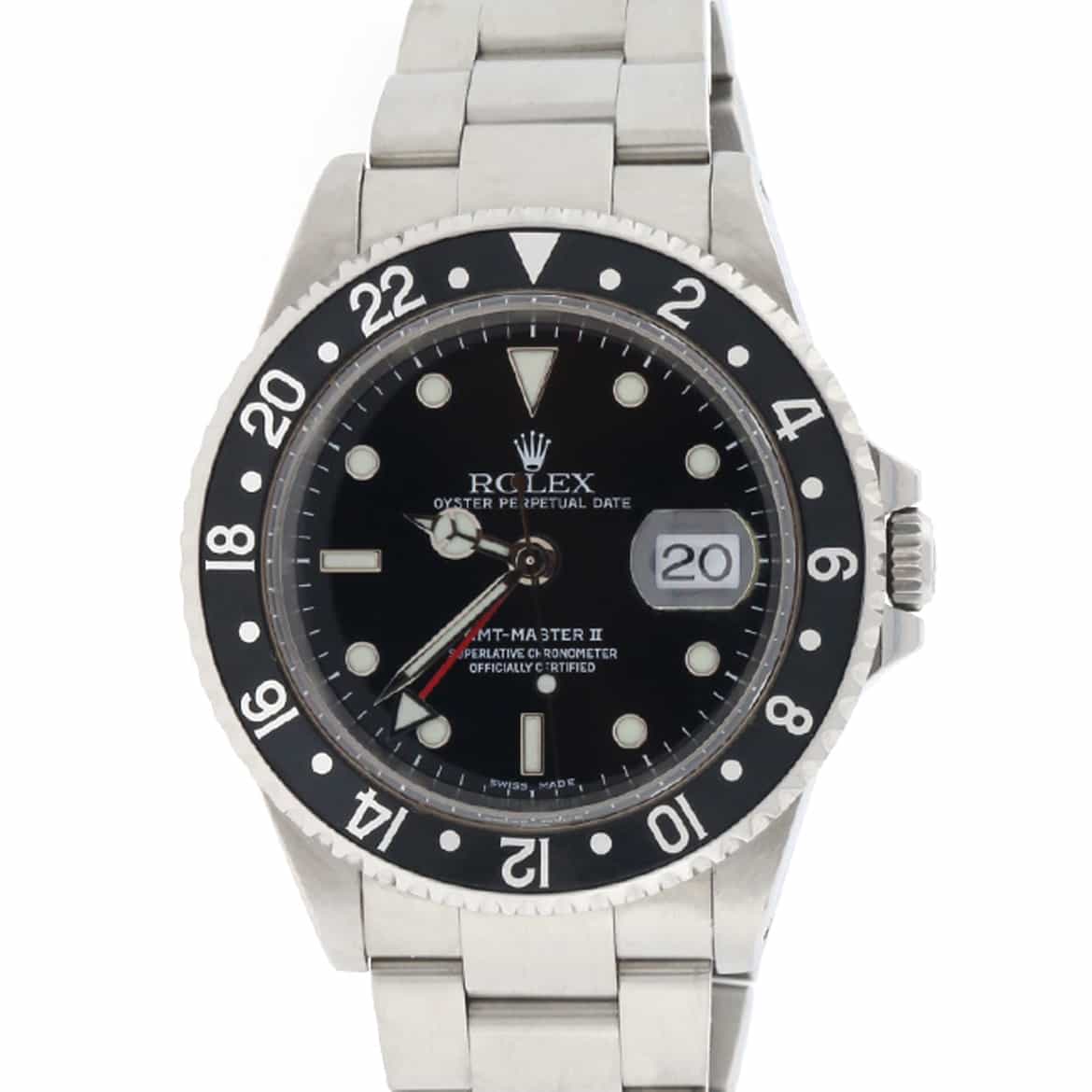 Rolex GMT-Master II Black Dial 40MM Automatic Stainless Steel Oyster M