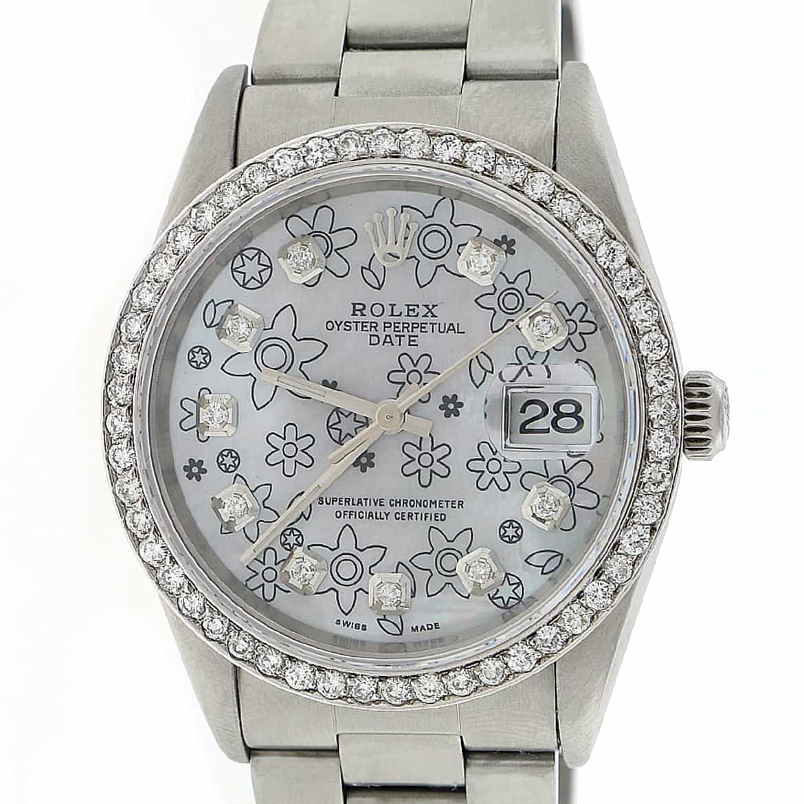 Rolex oyster perpetual date ladies watch Clearance