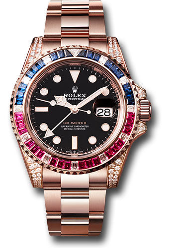 Diamond Bezel Rolex Diamond Gmt Rolex Everose GMT-Master II 40