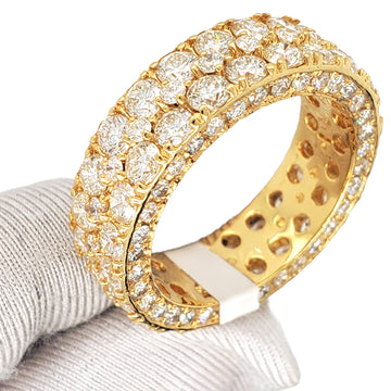 14K Yellow Gold 10CT Diamond Size 11 Ring