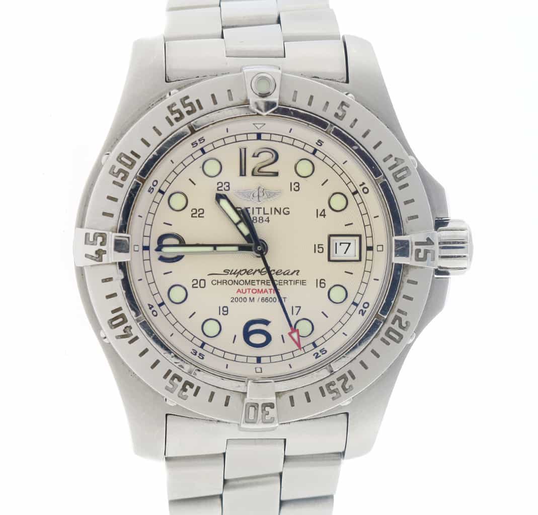 Breitling SuperOcean Steelfish X-Plus 44mm Automatic Stainless Steel Mens Watch A17390