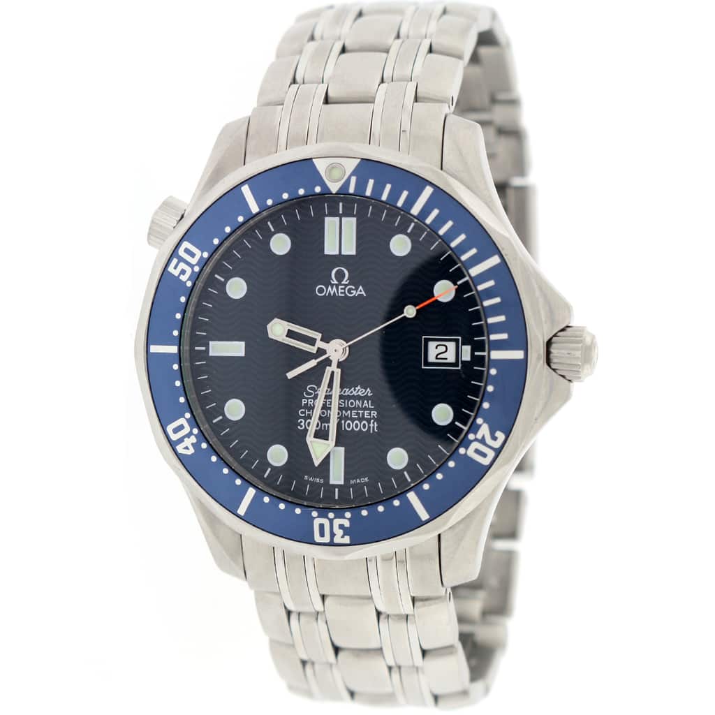 Omega Seamaster 007 Professional 41MM Blue Dial Stainless Steel Automatic Mens Watch 212.30.41.20.03.001