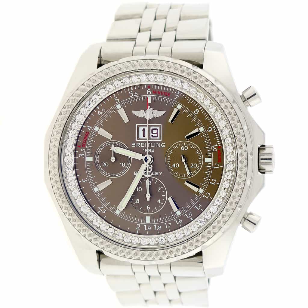 Bronze Breitling Bentley Diamond Watch Breitling Bentley