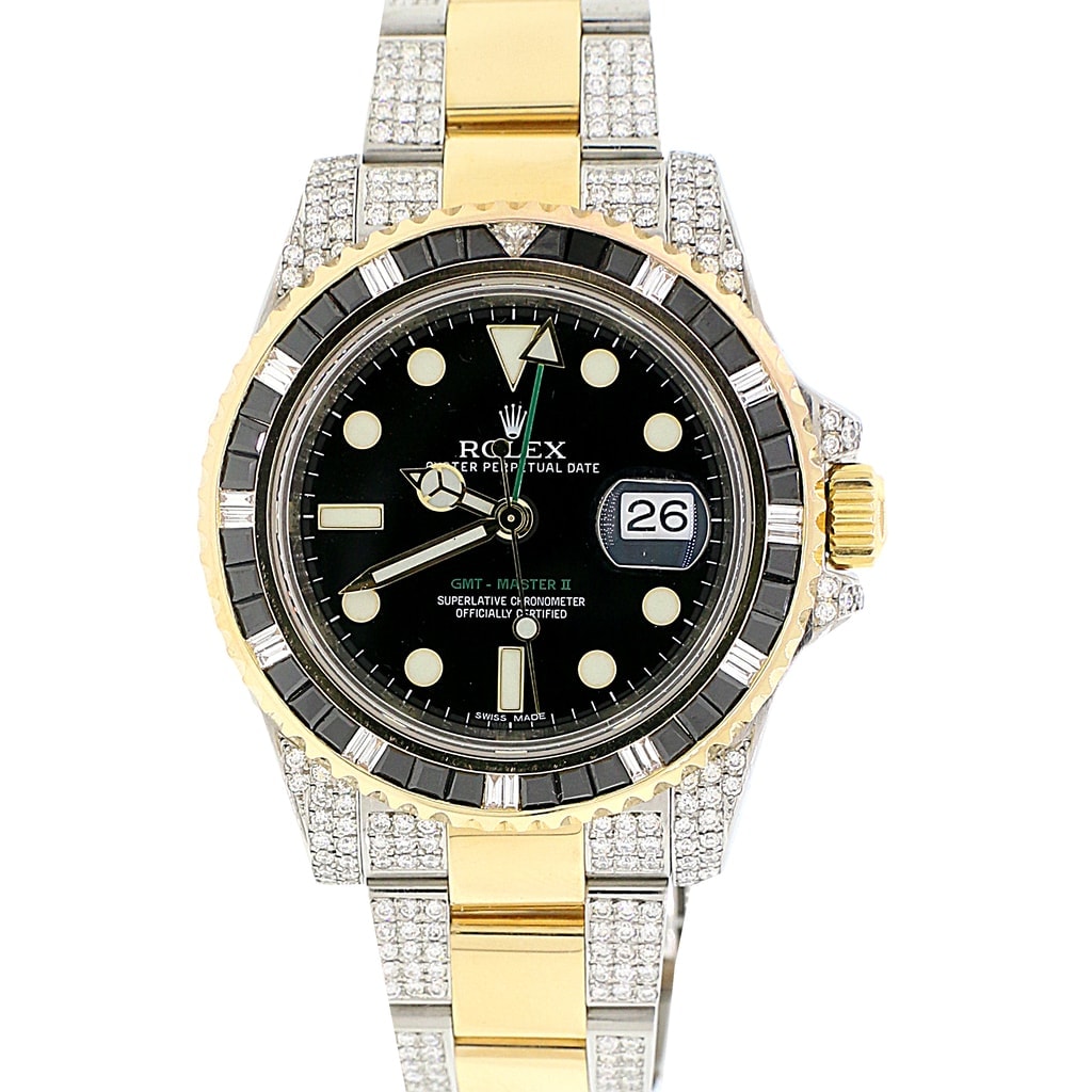 Rolex GMT-Master II 2-Tone Yellow Gold Stainless Steel Oyster Watch
