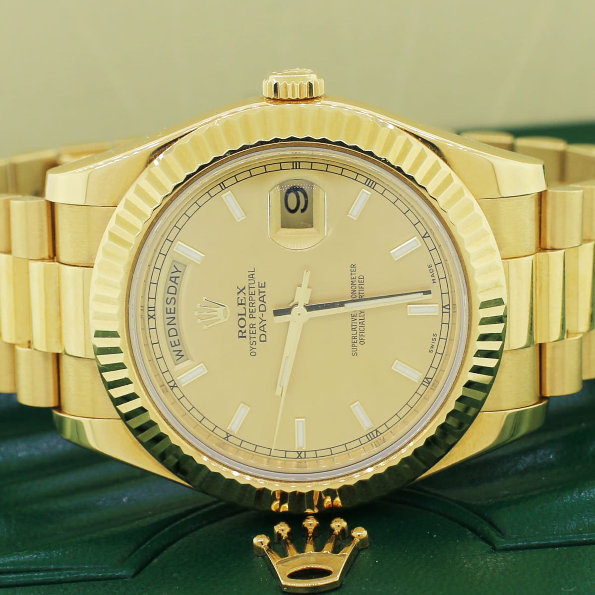Rolex President Day-Date II 18K Yellow Gold 41mm Mens Automatic Watch