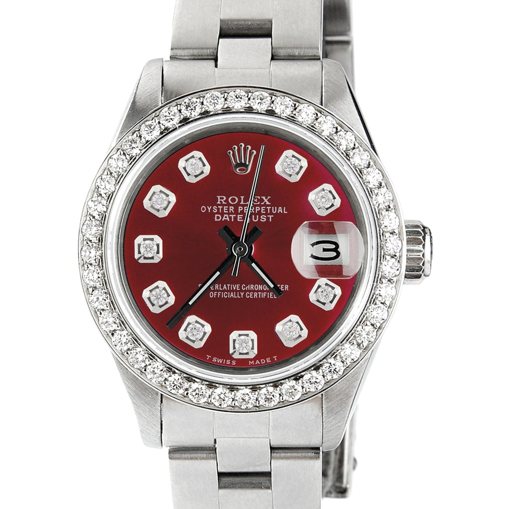 Rolex Datejust Ladies Automatic Stainless Steel 26mm Oyster Watch w Me