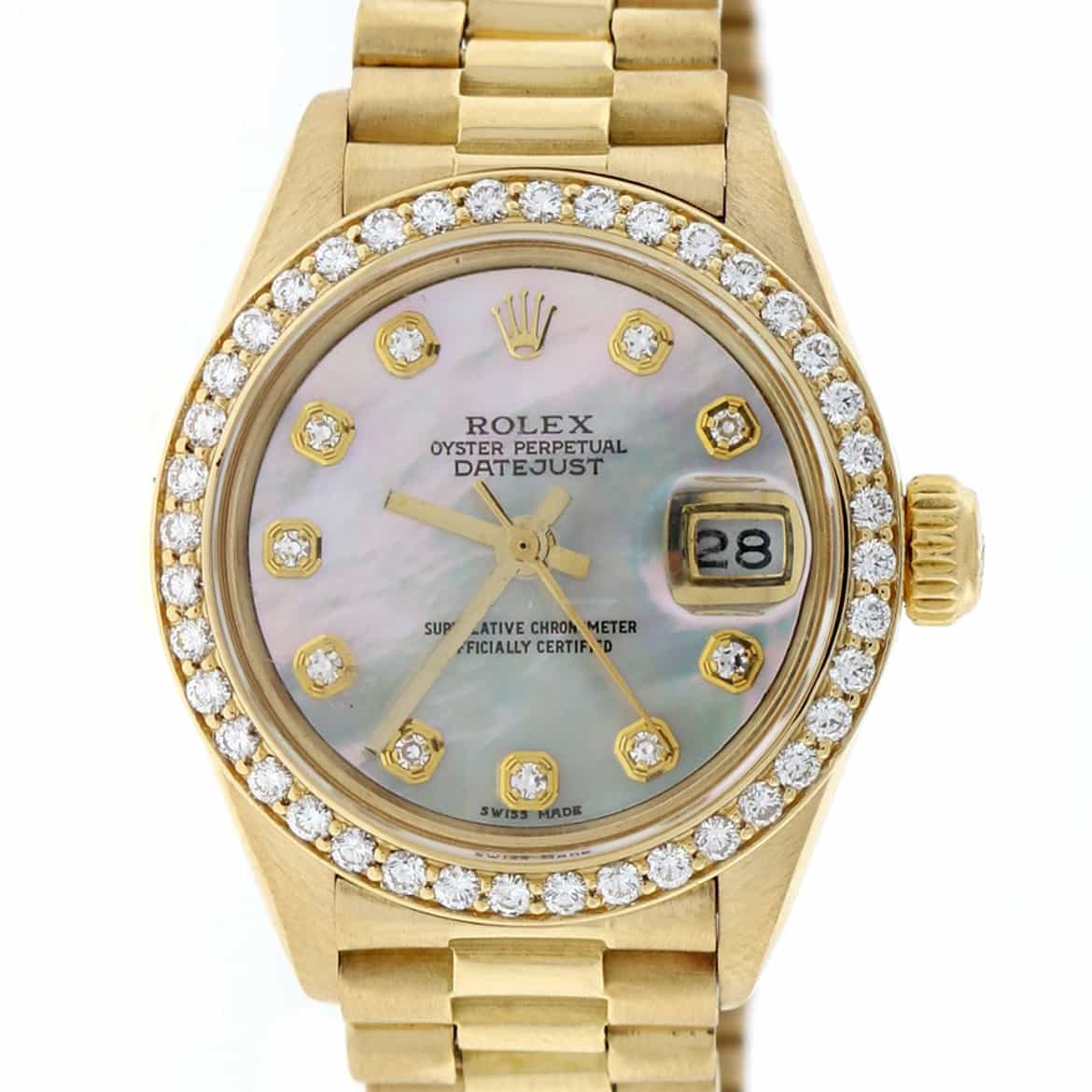 ROLEX OYSTER PERPETUAL DATEJUST Presidential 26mm 18K Yellow Gold
