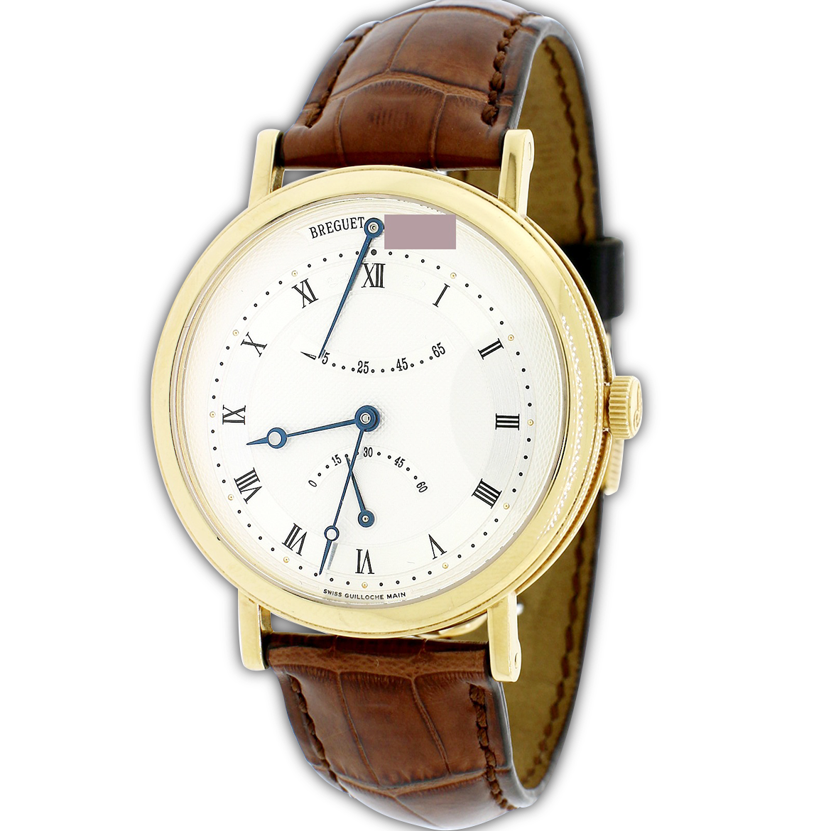 Breguet Classique Retrograde Seconds 18K Yellow Gold Mens Watch 5207