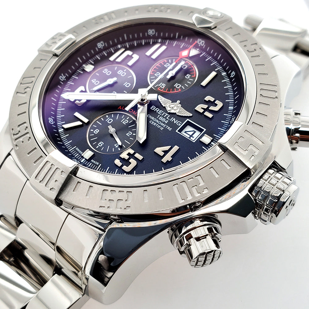 Breitling Super Avenger II Chronograph 48mm Stainless Steel Watch A13371