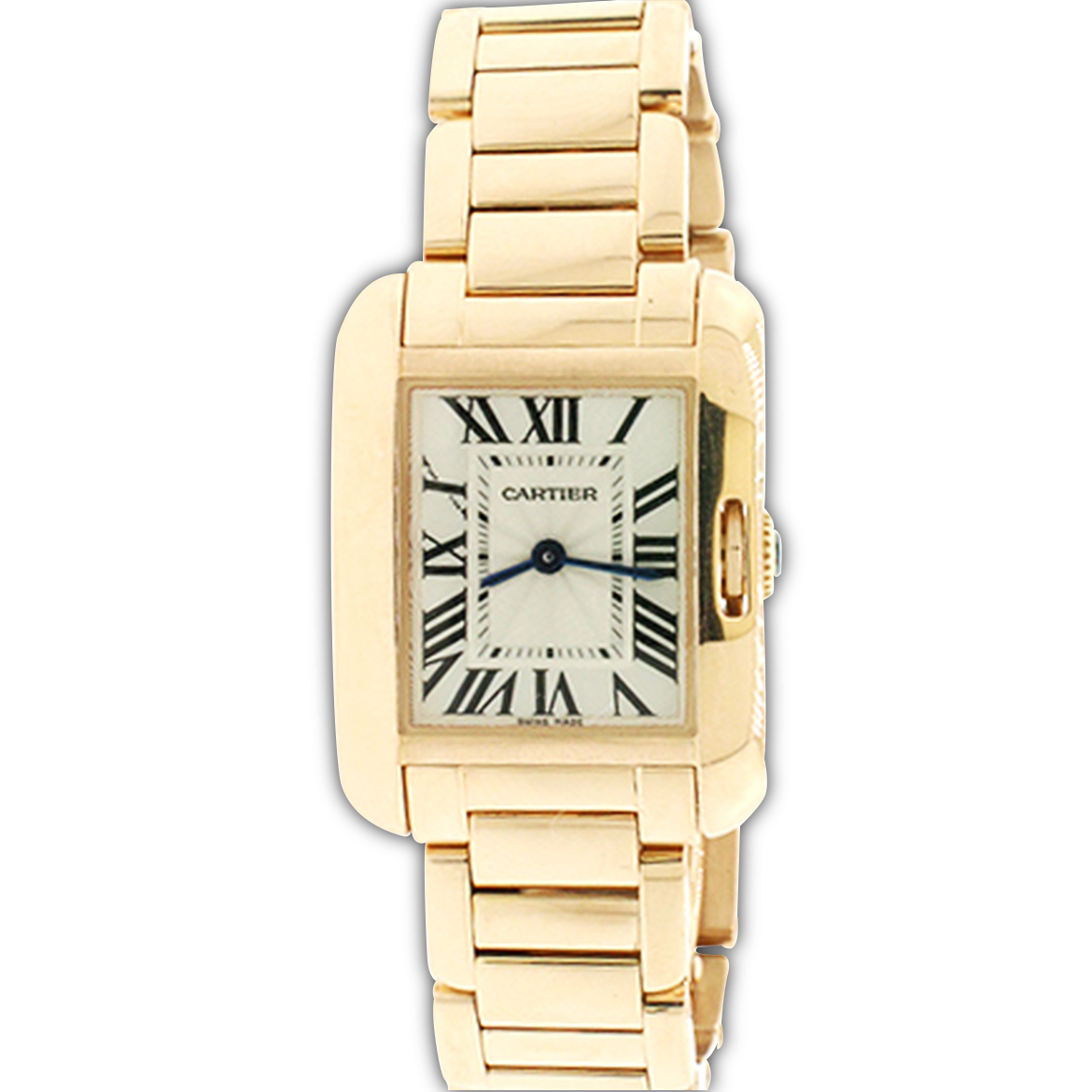 Cartier Tank Anglaise Watch - Small Pink Gold Case - W5310013