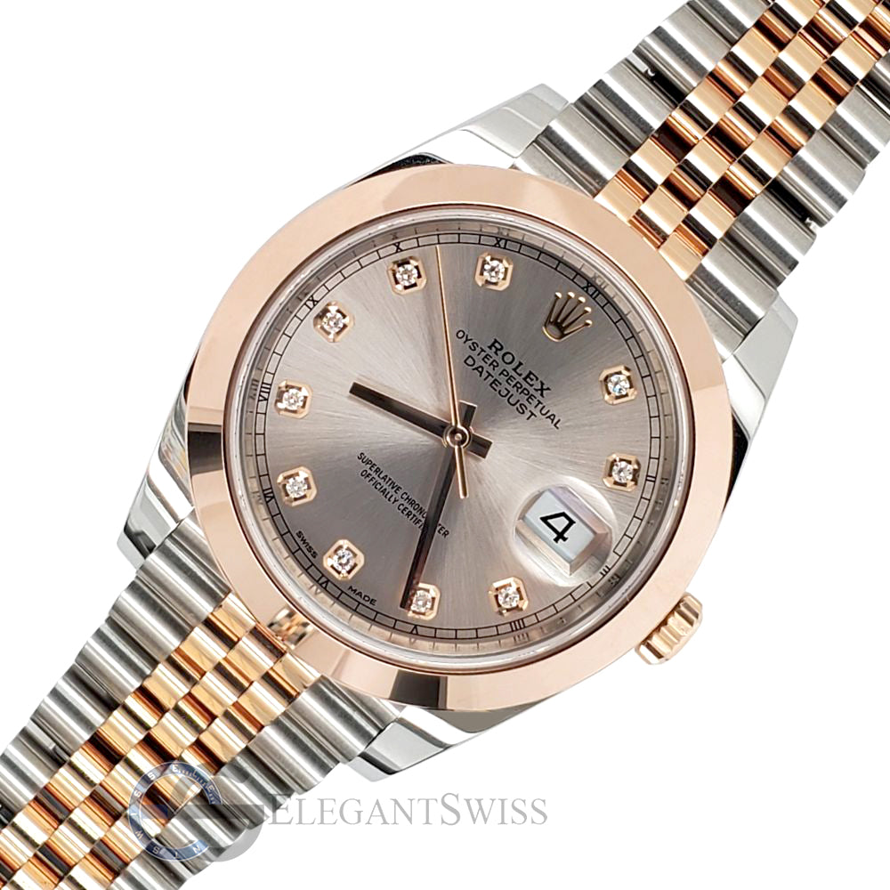 Rolex Datejust 41 Two-Tone Stainless Steel and Rose Gold Dial