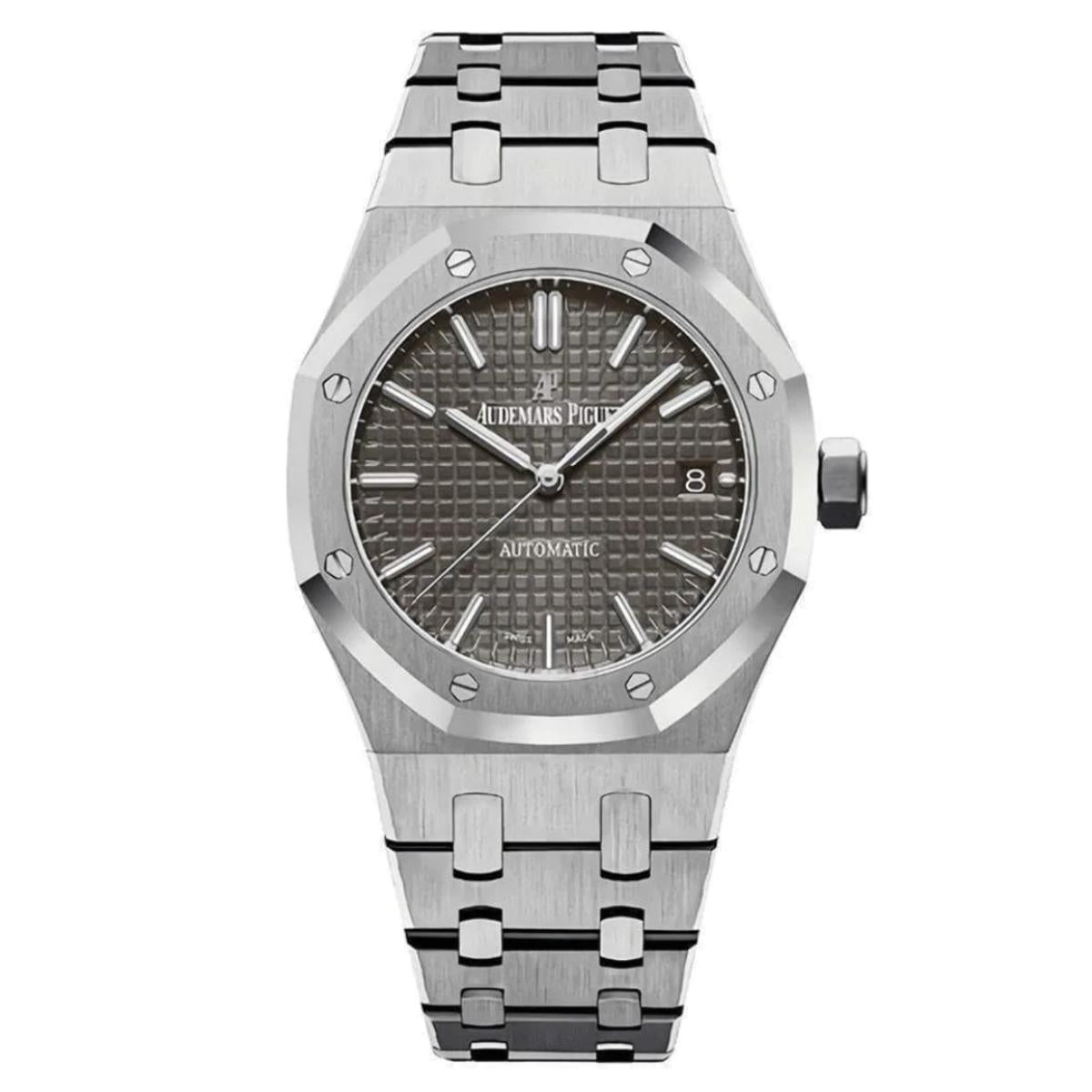 Audemars Piguet Royal Oak 37mm Rhodium Grey Dial Stainless Steel Mens