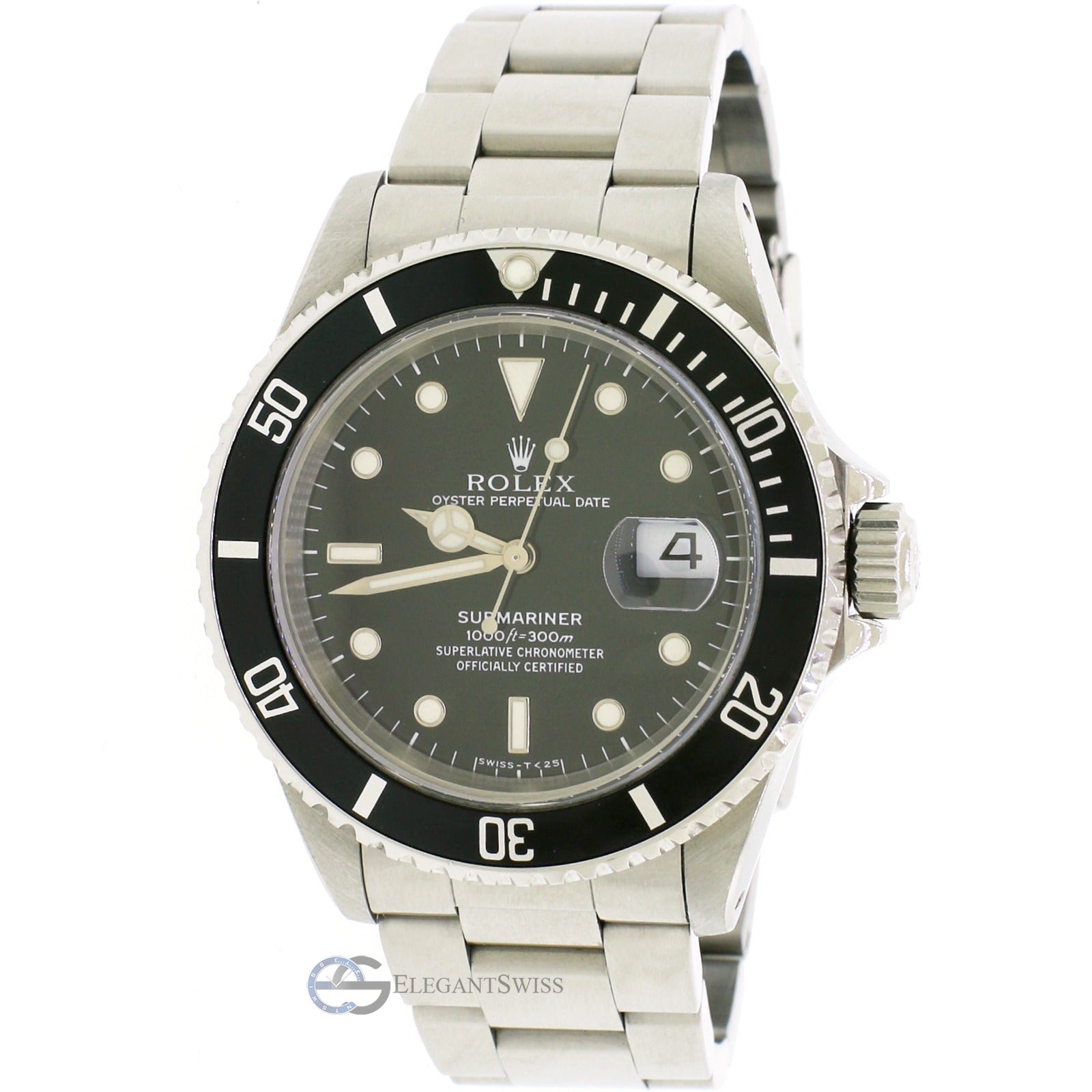 Rolex Submariner Date Black Dial 40MM Stainless Steel Oyster Mens Watc
