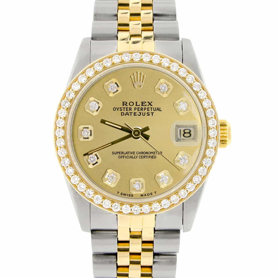 Ladies 2 tone rolex watch Clearance