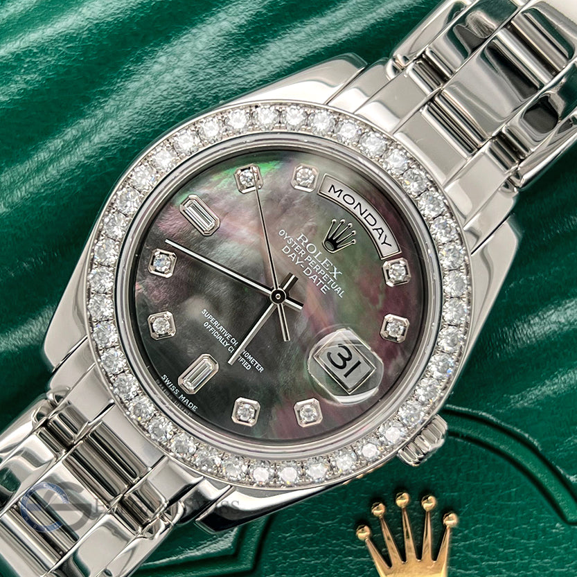 Rolex Day-Date 39mm Platinum Masterpiece Special Edition Factory Diamo