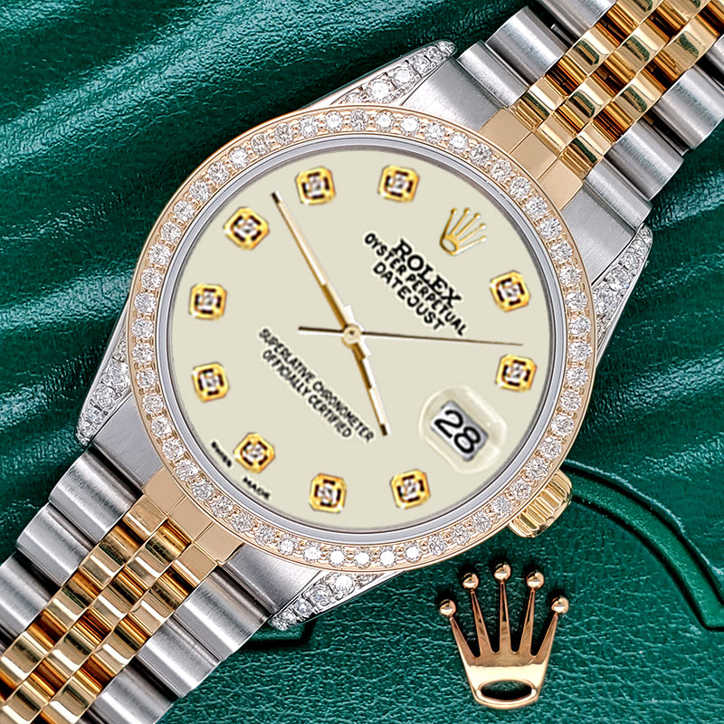 Rolex oyster perpetual datejust clearance 2 tone