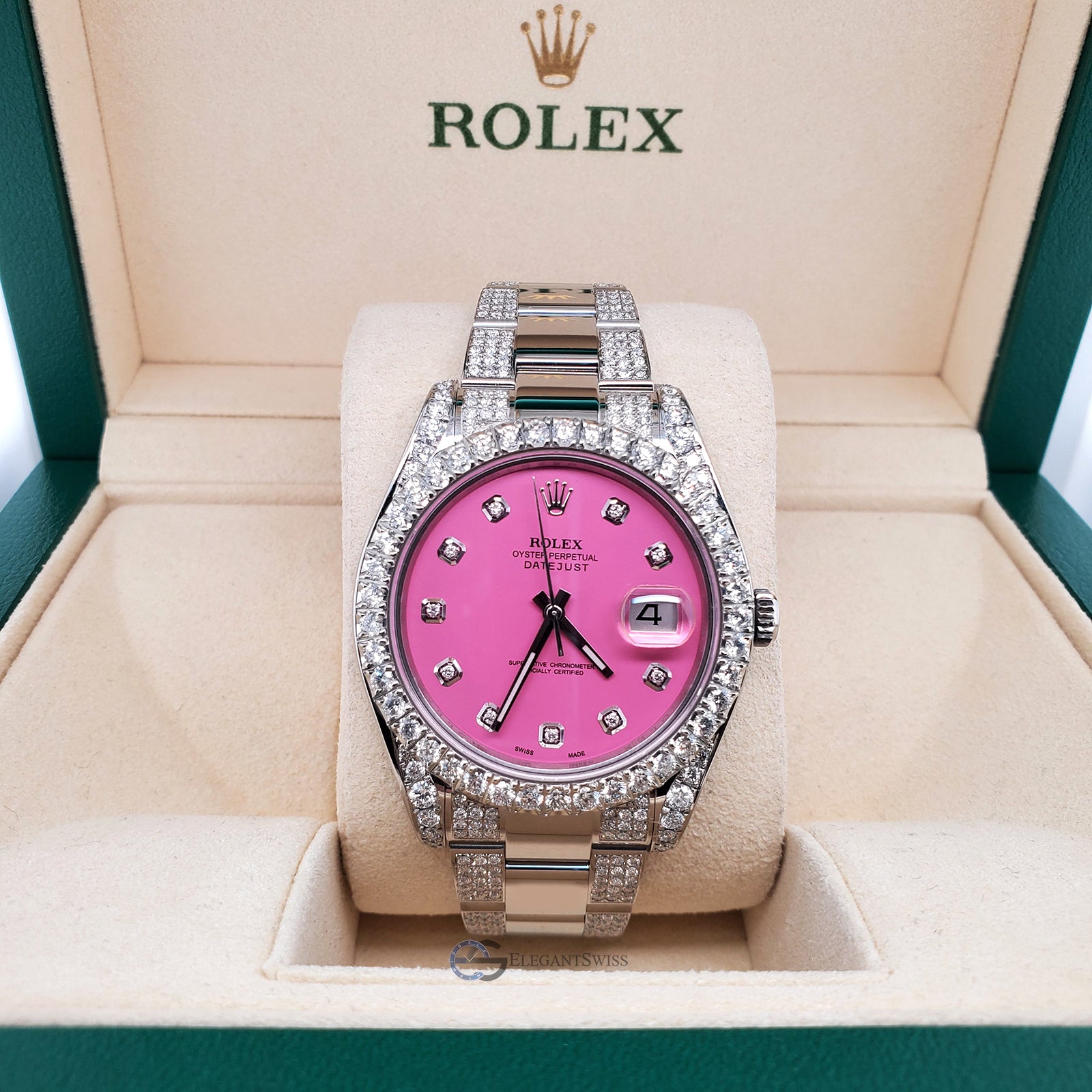 Pink rolex bracelet Clearance