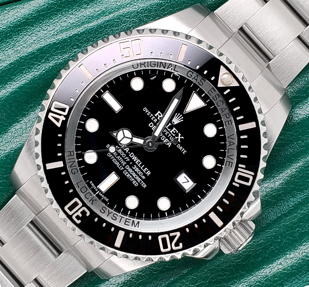 Forbindelse ignorere skrot Rolex Sea-Dweller Deepsea 44mm Black Dial Stainless Steel Watch 116660