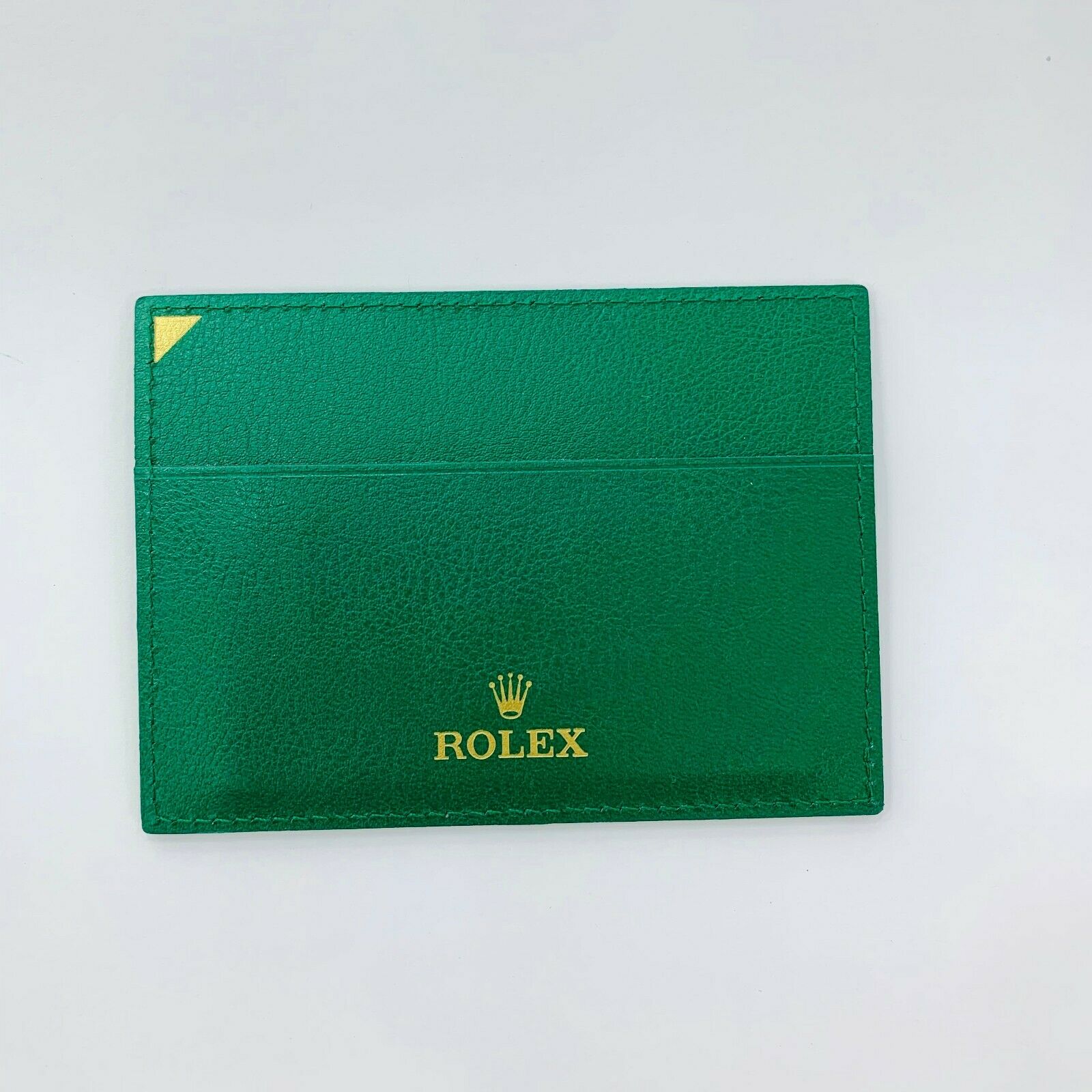 Rolex Green Leather Card Holder/Wallet , 100% Authentic, FREE SHIPPING Rolex Green Leather Card Holder/Wallet , 100% Authentic, FREE SHIPPING