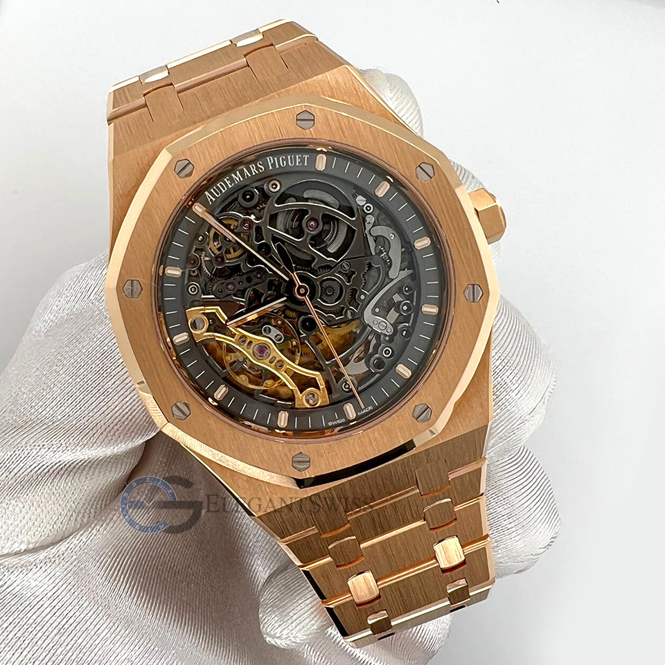 Ap royal oak discount openworked rose gold