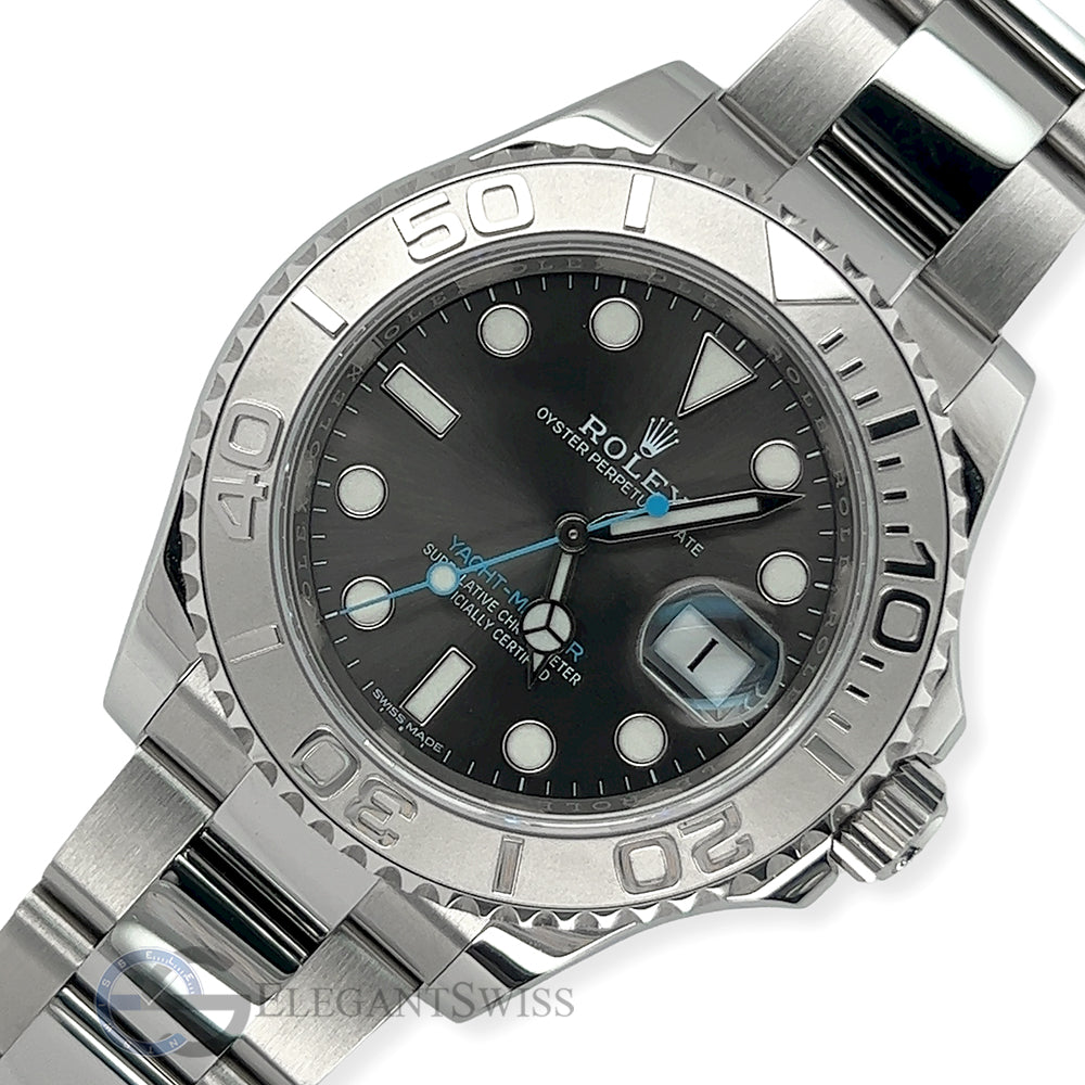 Rolex Yacht-Master 40mm Dark Rhodium Dial/Platinum Bezel/Steel Oyster
