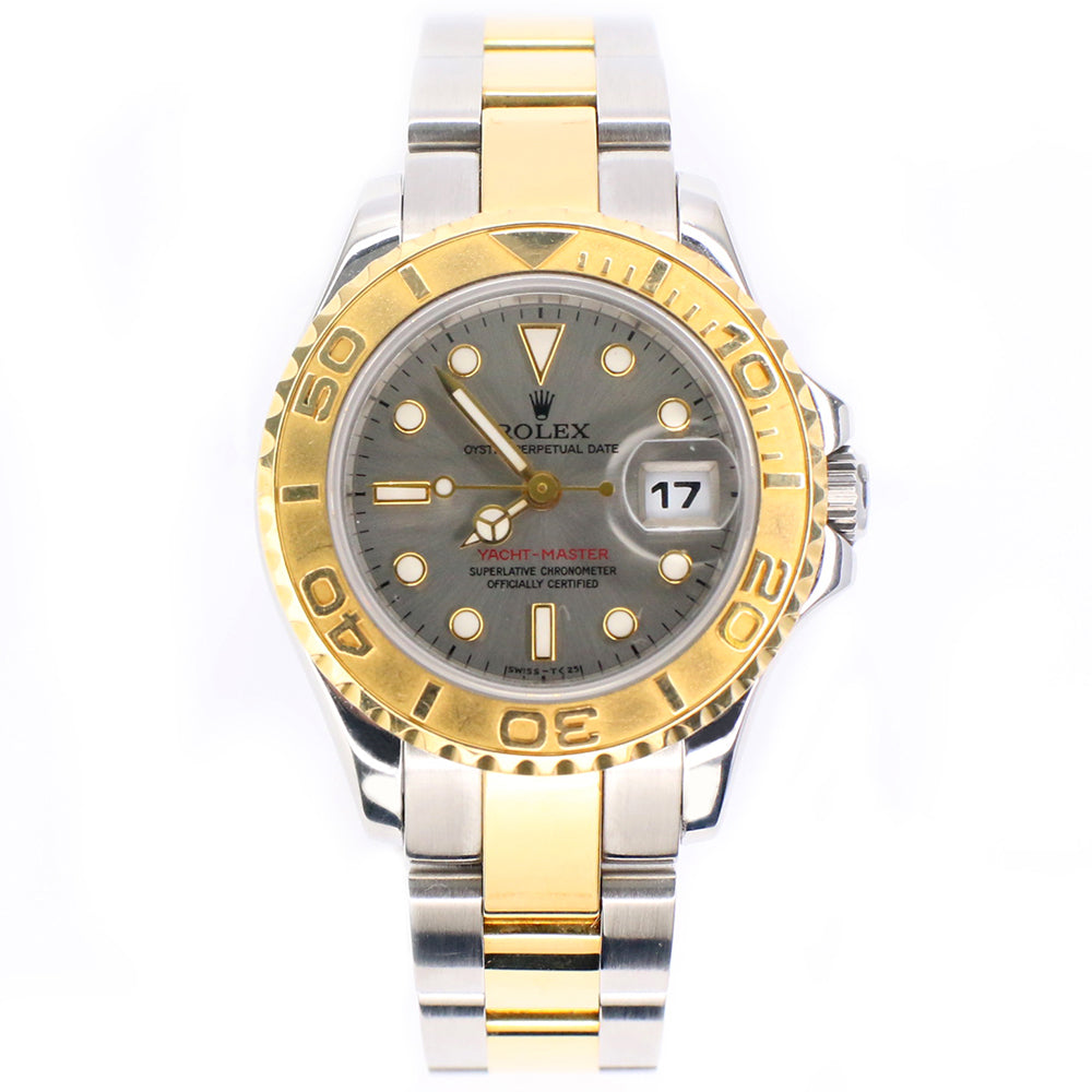 Rolex Yacht Master 69623 18K Yellow Gold & Stainless Steel Ladies Watc