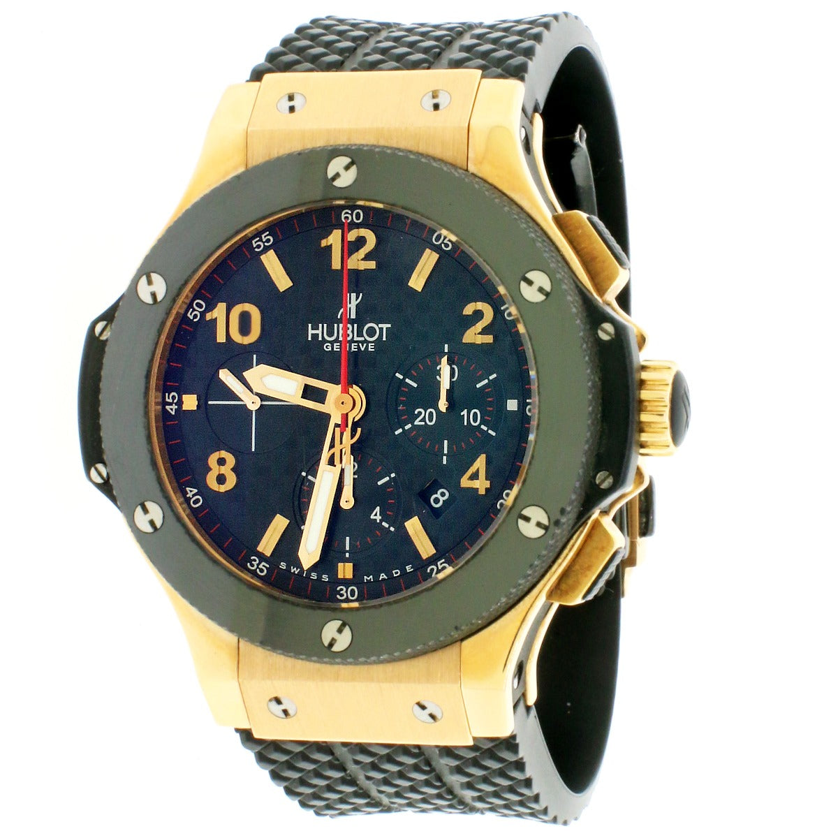 Hublot Big Bang Chronograph Rose Gold 44mm Watch Box Papers