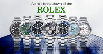 A price breakdown of the cost of a Rolex