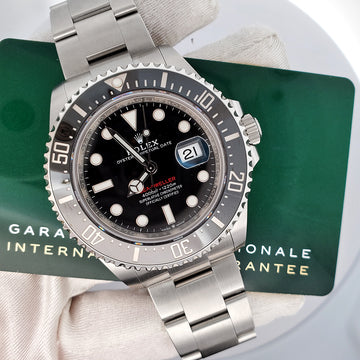 Rolex Sea-Dweller 43mm 126600 Red Line Black Dial 50th Anniversary Watch 2021 Box Papers