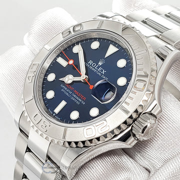 Rolex Yacht-Master 40MM 126622 Platinum Bezel Blue Dial Steel Watch 2020 Box Papers