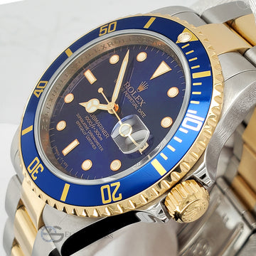 Rolex Submariner Date 16613 40mm Blue Dial Yellow Gold/Stainless Steel Watch