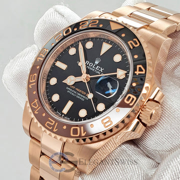 Rolex GMT-Master II 126715CHNR Everose Gold Rootbeer Oyster Watch 2022 Box Papers