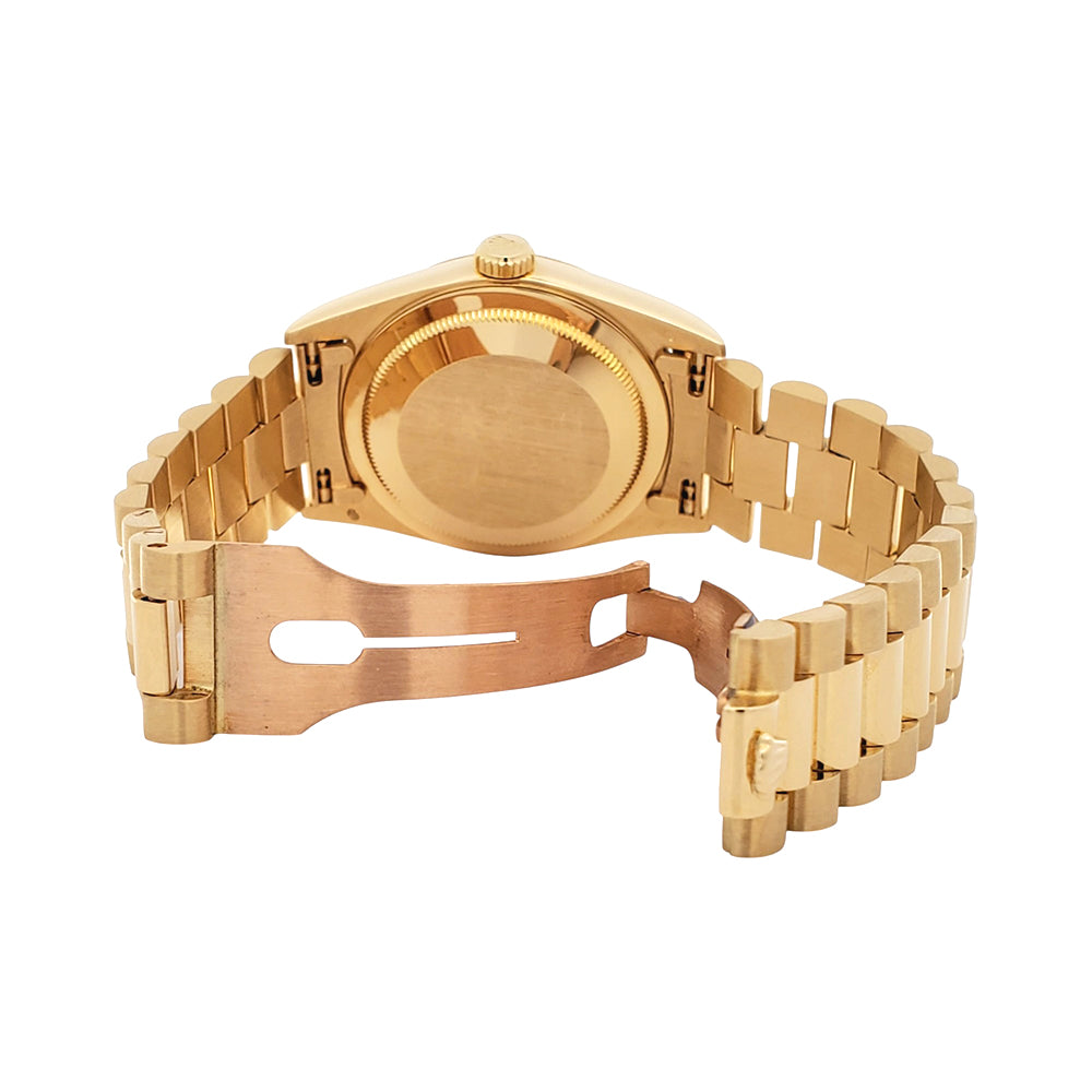 1995 Rolex President Day-Date 36mm 18238 Champagne Dial Double-Quick Gold Watch
