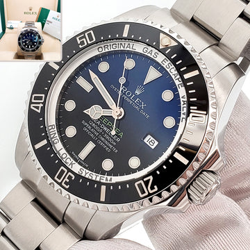 Rolex Sea-Dweller Deepsea D-Blue James Cameron Steel Oyster 44mm Watch 116660 Box/Papers/Tag