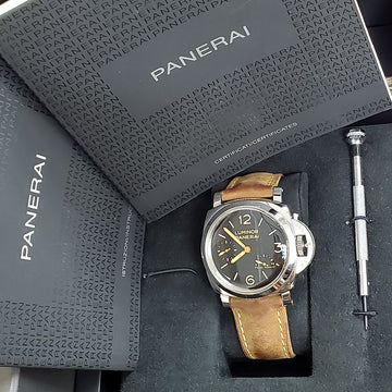 Panerai Luminor 1950 47mm 3 Days Power Reserve Watch PAM00423 Box Papers