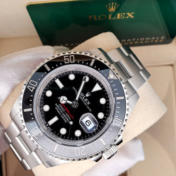Rolex Sea-Dweller 43mm 126600 Red Line 50th Anniversary Steel Watch 2021 Box Papers