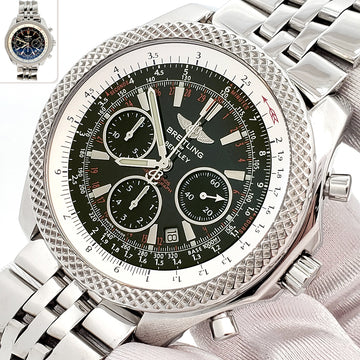 Breitling Bentley Motors Special Edition Steel Mens 49mm Watch A25364