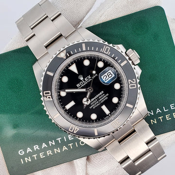 Rolex Submariner Date 41mm 126610LN Cerachrom Bezel Steel Watch 2021 Box Papers