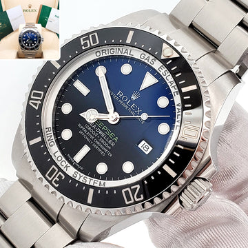 Certified Rolex Sea-Dweller Deepsea D-Blue James Cameron Steel Oyster 44mm Watch 116660 Box Papers