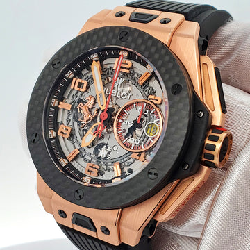 Hublot Big Bang Unico Ferrari 45mm Skeleton Dial Watch 401.0Q.0123.VR Box Papers