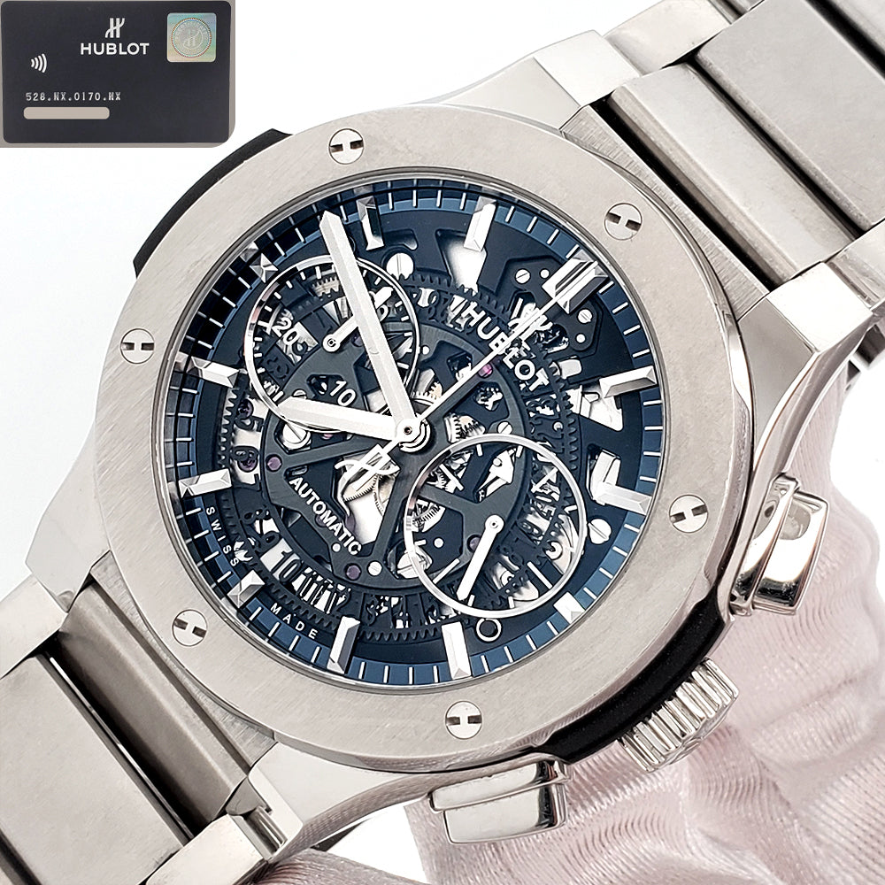 Hublot Classic Fusion Aerofusion Chronograph 45mm Skeleton Watch
